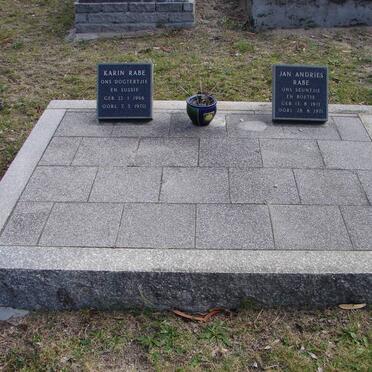 RABE Karin 1966-1970 :: RABE Jan Andries 1971-1971