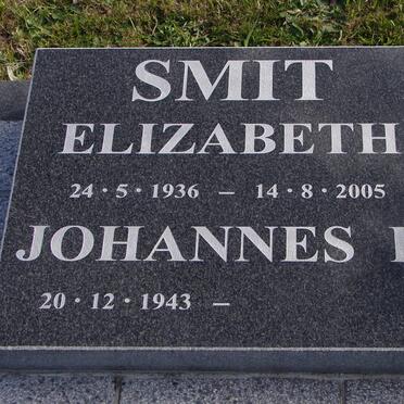 SMIT Johannes P. 1943- &amp; Elizabeth 1936-2005