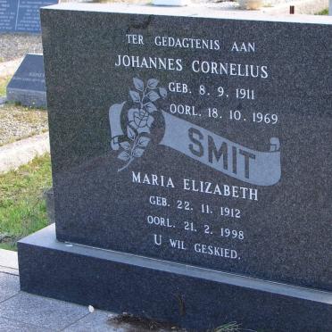 SMIT Johannes Cornelius 1911-1969 &amp; Maria Elizabeth 1912-1998