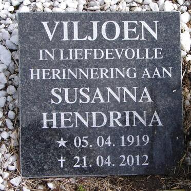 VILJOEN Susanna Hendrina 1919-2012