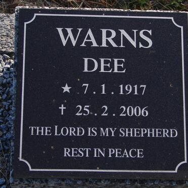 WARNS Dee 1917-2006