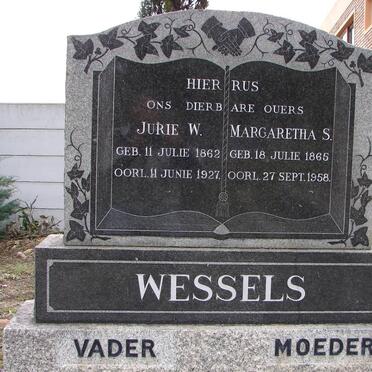 WESSELS Jurie W. 1862-1927 &amp; Margaretha S. 1865-1958