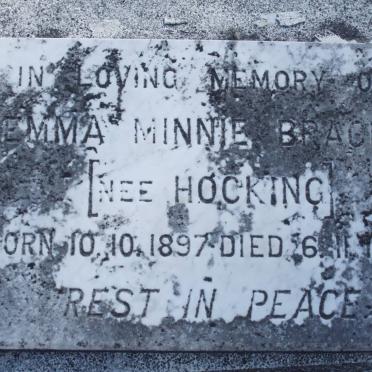 BRACEY Emma Minnie nee HOCKING 1897-1964
