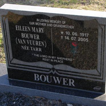 BOUWER Eileen Mary formerly VAN VUUREN nee TARR 1917-2005