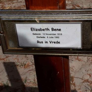 BENE Elizabeth 1918-1992