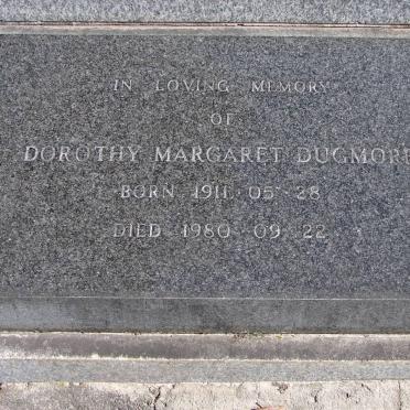 DUGMORE Dorothy Margaret 1911-1980