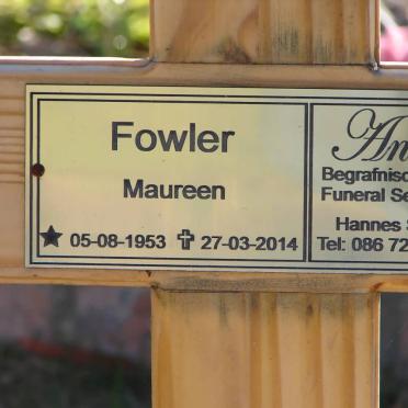 FOWLER Maureen 1953-2014