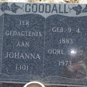 GOODALL Johanna 1883-1973
