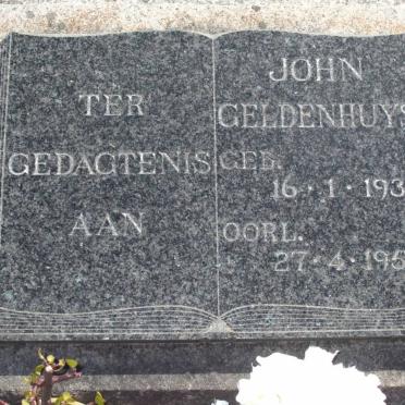 GELDENHUYS John 1939-1958