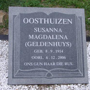 OOSTHUIZEN Susanna Magdalena nee GELDENHUYS 1914-2006