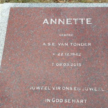 TONDER A.S.E., van 1942-2015