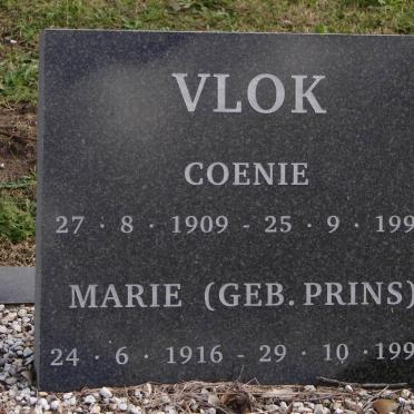 VLOK Coenie 1909-1994 &amp; Marie PRINS 1916-1994