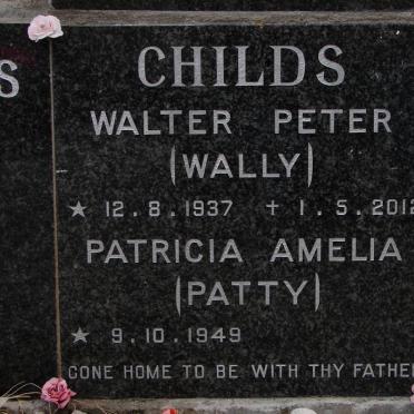 CHILDS Walter Peter 1937-2012 &amp; Patricia Amelia 1949-