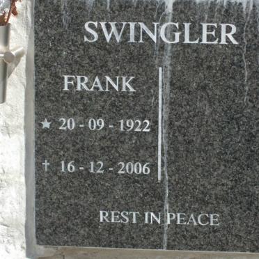 SWINGLER  Frank 1922-2006