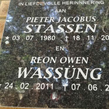 STASSEN Pieter Jacobus 1980-2008 :: WASSUNG Reon Owen 2011-2011