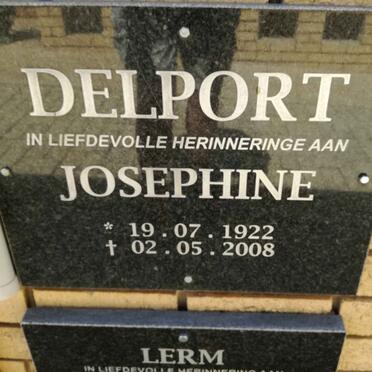 DELPORT Josephine 1922-2008