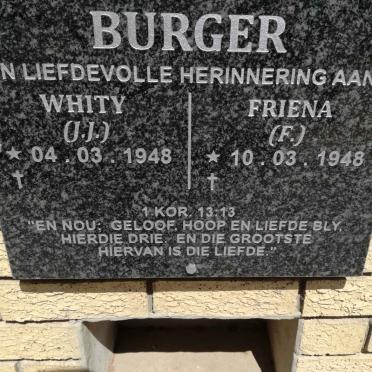 BURGER J.J. 1948- &amp; F. 1948-
