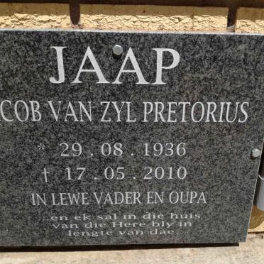 PRETORIUS Jacob van Zyl 1936-2010