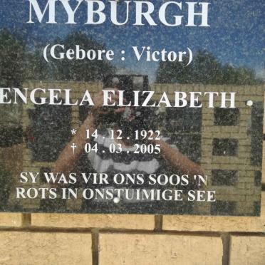 MYBURGH Engela Elizabeth nee VICTOR 1922-2005