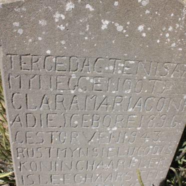 CONRADIE Clara Maria 1896-1943
