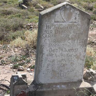 MALGAS Sarah 1907-1937