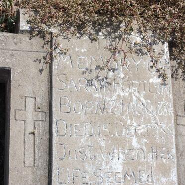 FORTUIN Sarah 1881-1935