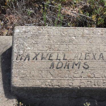 ADAMS Maxwell Alexander 1?55-?