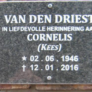 DRIEST Cornelis, van den 1946-2016