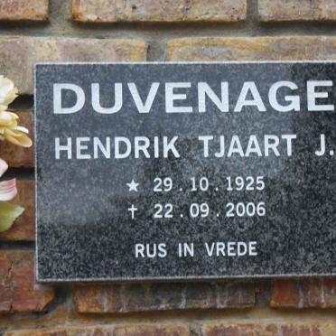 DUVENHAGE Hendrik Tjaart J. 1925-2006