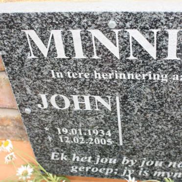 MINNIE John 1934-2005