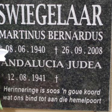 SWIEGELAAR Martinus Bernardus 1940-2008 &amp; Andalucia Judea 1941-