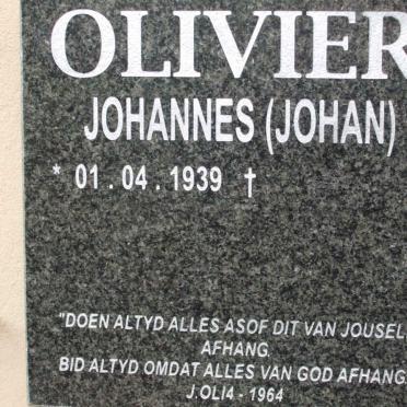 OLIVIER Johannes 1939-