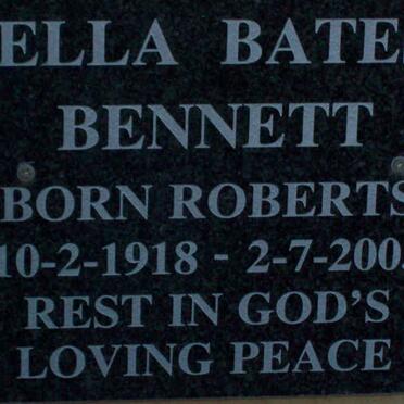 BENNETT Ella Bates nee ROBERTS 1918-2005