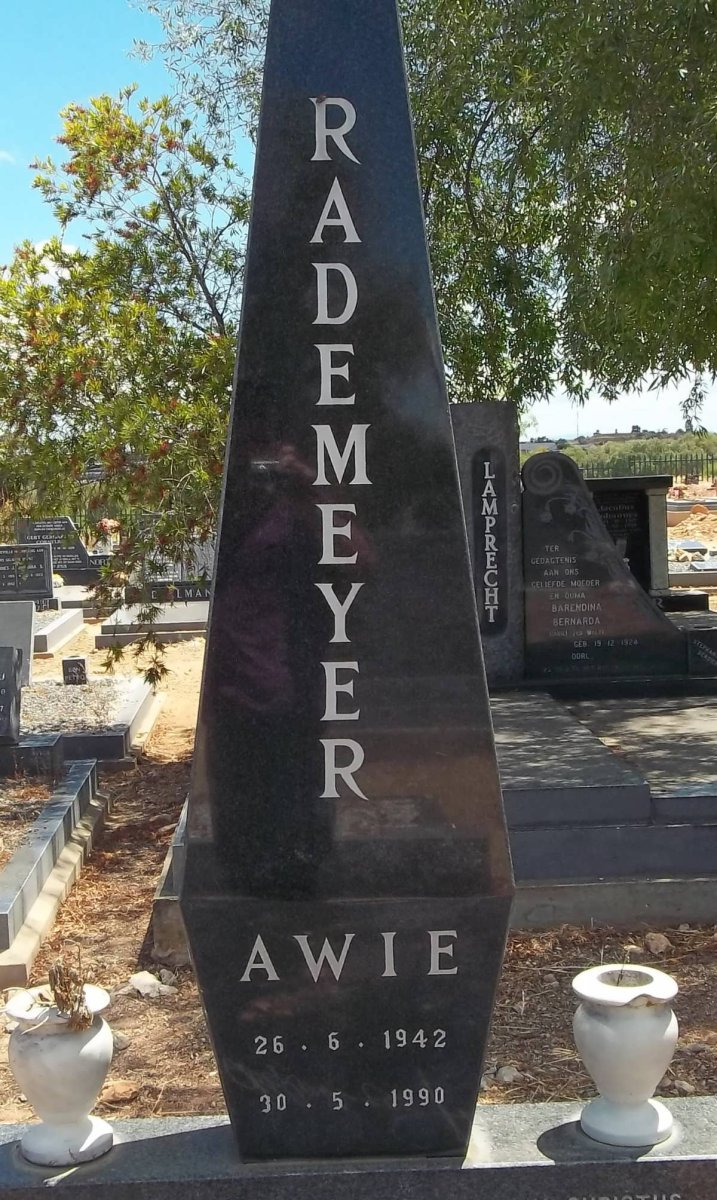 RADEMEYER Awie 1942-1990