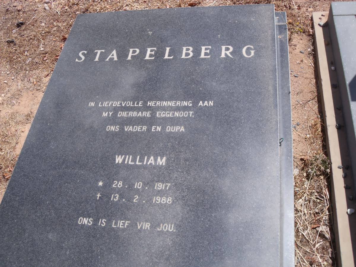 STAPELBERG William 1917-1988