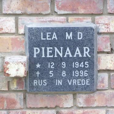 PIENAAR Lea M.D. 1945-1996