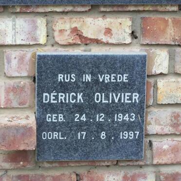OLIVIER Derick 1943-1997
