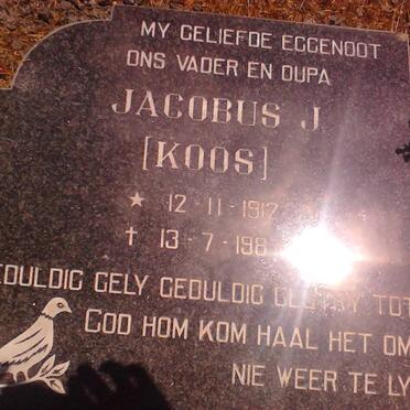 ? Jacobus J. 1912-1987