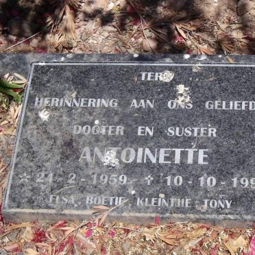 ? Antoinette 1959-1998
