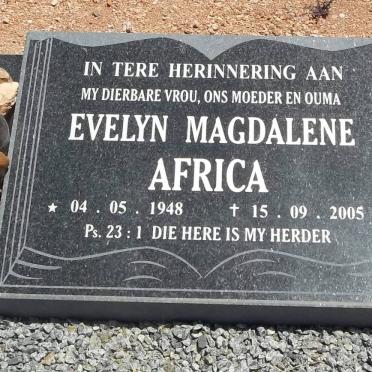 AFRICA Evelyn Magdalene 1948-2005