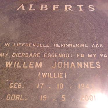 ALBERTS Willem Johannes 1943-2001