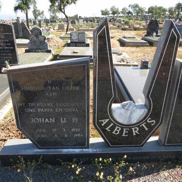 ALBERTS Johan P. 1929-1994