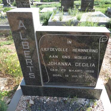 ALBERTS Johanna Cecilia 1896-1971