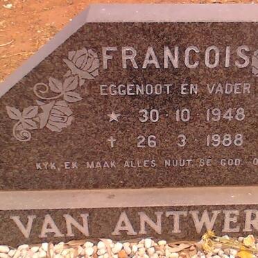 ANTWERPEN Francois, van 1948-1988