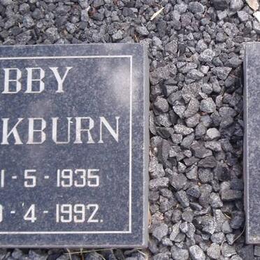 BLACKBURN Bobby 1935-1992 :: BLACKBURN Emily 1911-1991