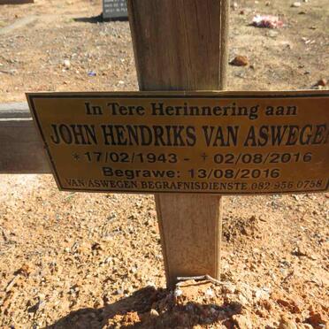 ASWEGEN John Hendriks, van 1943-2016