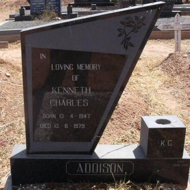 ADDISON Kenneth Charles 1947-1979