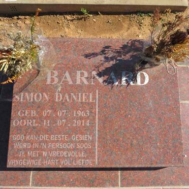 BARNARD Simon Daniel 1963-2014