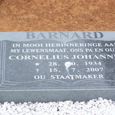 BARNARD Cornelius Johannes 1934-2007