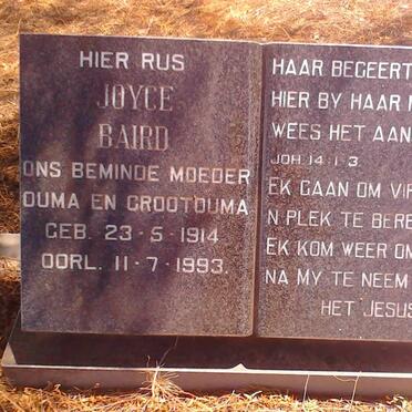 BAIRD Joyce 1914-1993